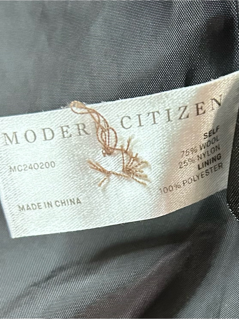 Modern Citizens Marina Wool-Blend Sculptured Blazer (0333) - Picture 9 of 10